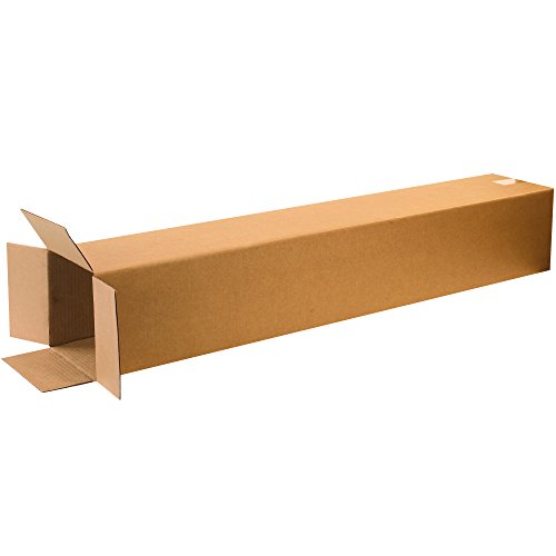 Aviditi 8850 cutie de carton ondulat înalt 8 L x 8 L x 50 H, Kraft, pentru transport, Ambalare și Mutare