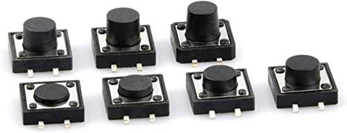 SHUBIAO MICRO SWITCHES 50 PCS SMT SMD 12 * 12 * 4.3/5/6/7/8/9/10/12MM BUTTER TOUCH MICRO SWITCH 12X12