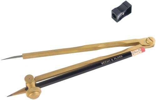 Weems & Plath Marine Navigation Professional Brass Busolă pentru creionul din aramă