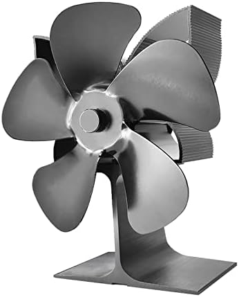 Uongfi Semineu Ventilator De Ventilație 5 Căldură Aluminiu Aliaj Aragaz Ventilator Alimentat Jurnal Lemn Destul De Economisire