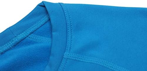 NOOZ femei Dry Fit atletic Fleece căptușite compresie termică Maneca lunga tricou