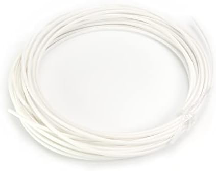 1buc termocontractabil tubulatura, 2: 1 Alb Bettomshin cablu electric de sârmă 600V & 248 CP, 8mx1. 5mm folie termocontractabilă