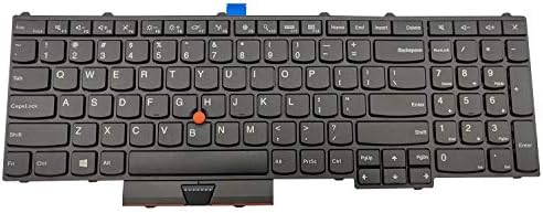 SUA SUA Layout tastatură nouă pentru laptop pentru IBM Thinkpad P50 P51 P70 P / N: 00PA329 00pa247 negru fără iluminare de fundal cu baston de indicare