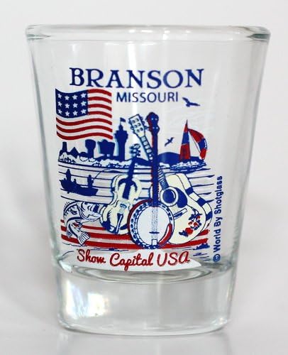 Branson Missouri Great American Cities Collection Shot Glass