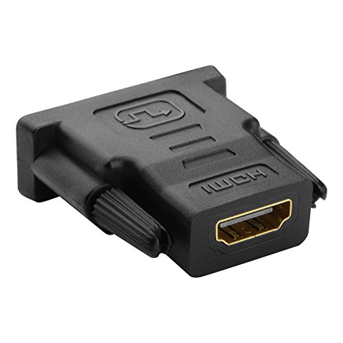 Insten Premium DVI - m la HDMI-F Adaptor video-compatibil cu xbox 360 Xbox One Sony PS4 / PlayStation 4 / PS3 - Placat Cu Aur