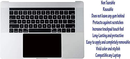 Ecomaholics Premium Trackpad Protector pentru ASUS TUF Gaming Fx504 Laptop de 15,6 inchi, capac negru Touch pad Anti Scratch