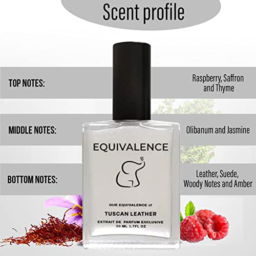 Echivalența pielii toscane Extrait de Parfum-Spray concentrat cu ulei de parfum zilnic de lungă durată 12-14 ore pentru bărbați,
