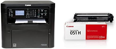 Canon imageCLASS MF262DW ii imprimantă laser monocromă fără fir și cartuș de Toner autentic 051 negru, de mare capacitate ,