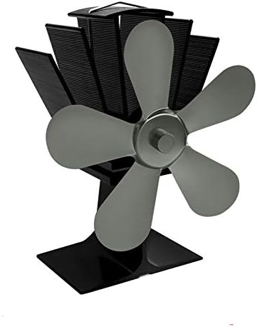 LYNLYN 5 Blade Soba Fan căldură semineu FanPowered căldură alimentat jurnal lemn arzător Prietenos liniștită Fan acasă eficiente