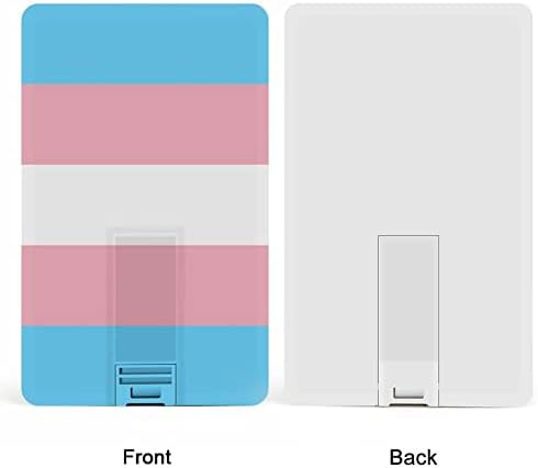 Transgender LGBT Flag USB Drive Flash Drive Personalizat Card de credit Drive Memorie Stick USB Cadouri cheie