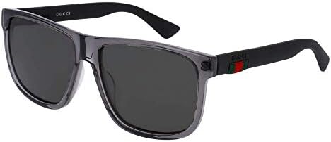 Ochelari de soare pătrați Gucci GG0010S pentru bărbați pentru femei + pachet cu Designer iWear Kit gratuit de îngrijire a ochelarilor