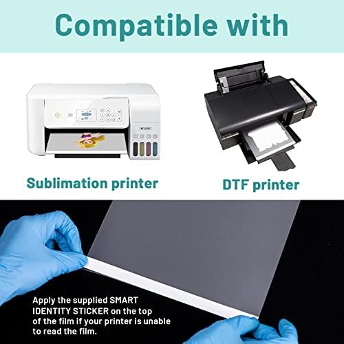 Kasyu DTF Transfer Powder Film Kit pentru imprimantă de sublimare DTF, All-in-1 DTF Starter Kit- 8.8oz White Digital Hot Melt