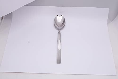 Mepra AZB10041122 lingură de servire a salatei Mediterranea- [pachet de 24], finisaj din oțel inoxidabil, 26,2 cm, Veselă pentru mașina de spălat vase