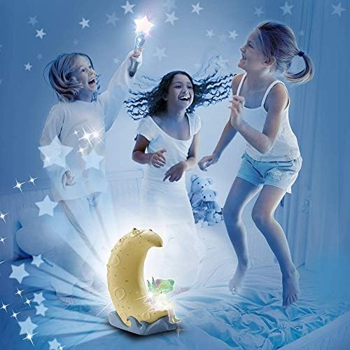 Fotorama Kids Catching Stars Game cu baghetă magică de zână și proiector de stele la lumina lunii, joc perfect de petrecere