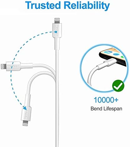 USB C TO CABLE LILTIONS 6FT, MAGEEK [Certificat Apple MFI] [2-pachet, 6ft] Long iPhone PD Charger compatibil cu iPhone 13/13