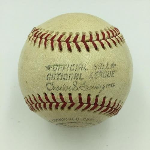 Rare Danny Murtaugh Single a semnat Baseball Liga Națională cu JSA Coa Pirates - baseball -uri autografate