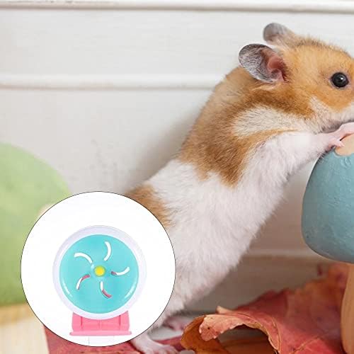Totou 1 PC Hamster Exercițiu tăcut pentru animale de companie Plaything Plastic rotile de rulare pentru șoareci de hamster
