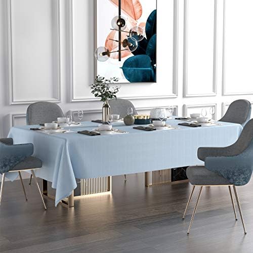 Rectangle de masă de pe masă 60 x 84 inci, copertă de masă dreptunghiulară la spălare pentru bebeluși pentru nuntă/banchet/restaurant,