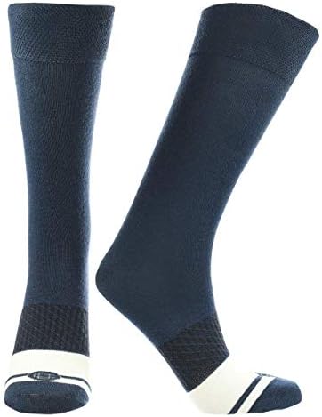 Doctor's Choice Plate Tricot Patch Socks, întindere ușoară, top relaxat pentru bleumarin/mare