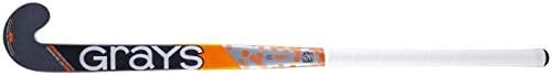 GRAYS GR6000 Dynabow Micro junior Hockey Stick-argintiu și portocaliu-nou pentru 2020/2021
