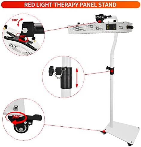 Dispozitiv de terapie cu lumină roșie 2000W, 400 LED-uri 660nm 850nm, Suporturi pentru Dispozitive de terapie cu lumină roșie,