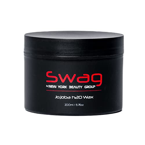 Ceară Swag Jojoba H20 pentru bărbați-formulă non-lipicioasă cu parfum ușor-îți modelează ușor părul-6,76 oz