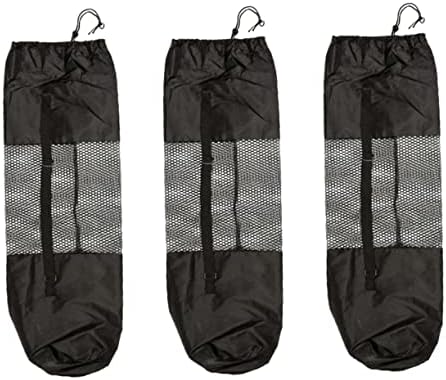 INOOMP 3pcs Yoga Mat sac de stocare Mesh saci de stocare sac organizator pentru rucsac Tote Bag Canvas Yoga Husă exercițiu